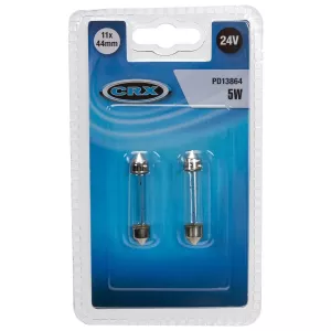 Glödlampa Sv8.5 44Mm 5W 24V 2St