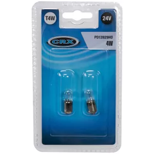 Glödlampa Ba9S T4W 24V Hd 2St