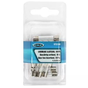 Säkring Sortiment Glas 10St