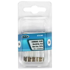 Säkring Glas 5A 6,3X32 10St