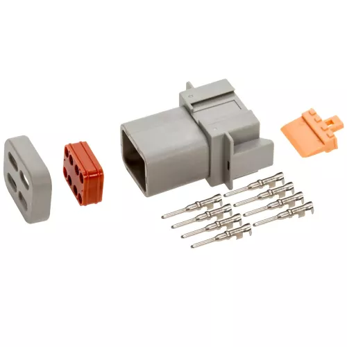 Deutsch Dt 8-Pin Kontakt Hane
