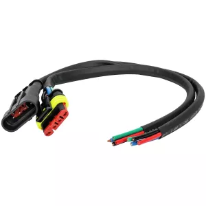 4-Pol Amp Superseal Kontakt Med Kabel Hona+Hane