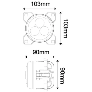 Arbetslampa Led Magna 4200U
