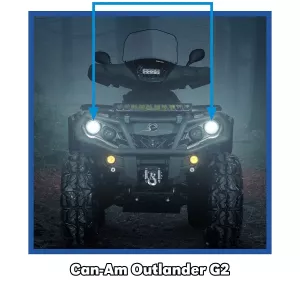 Led Strålkastare Halvljus 90Mm