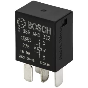 Mikrorelä 4-Pol 12V 30A Med Diod