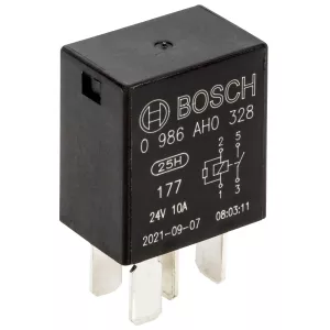 Mikrorelä 4-Pol 24V 10A Med Motstånd