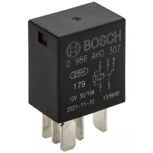 Mikrorelä 5-Pol 12V 30/10A Med Motstånd