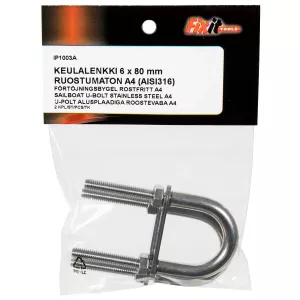 Förtöjningsbygel 6X80 A4 2St