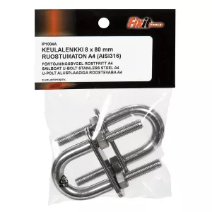 Förtöjningsbygel 8X80 A4 2St
