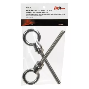 Öglebult M12X120Mm A4 2St