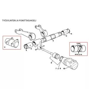Kolvringssats Mf 184447M1