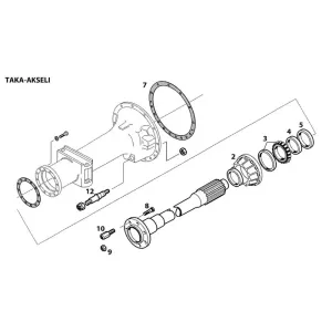 Fästbult Dragarm Mf,Ford 181229M5