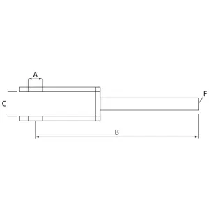 Lyftarmsgaffel Nedre Mf