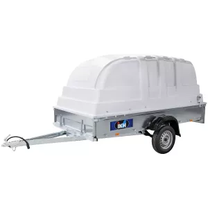 Släpvagn 305X140X30 825Kg 1-Axel Med  Kåpa 100Cm