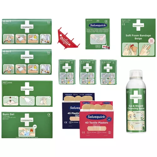 Komplett Refillpaket Till Första Hjälen-Station