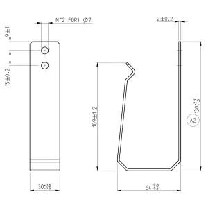 Oljeinsamlingsflaska Fäste