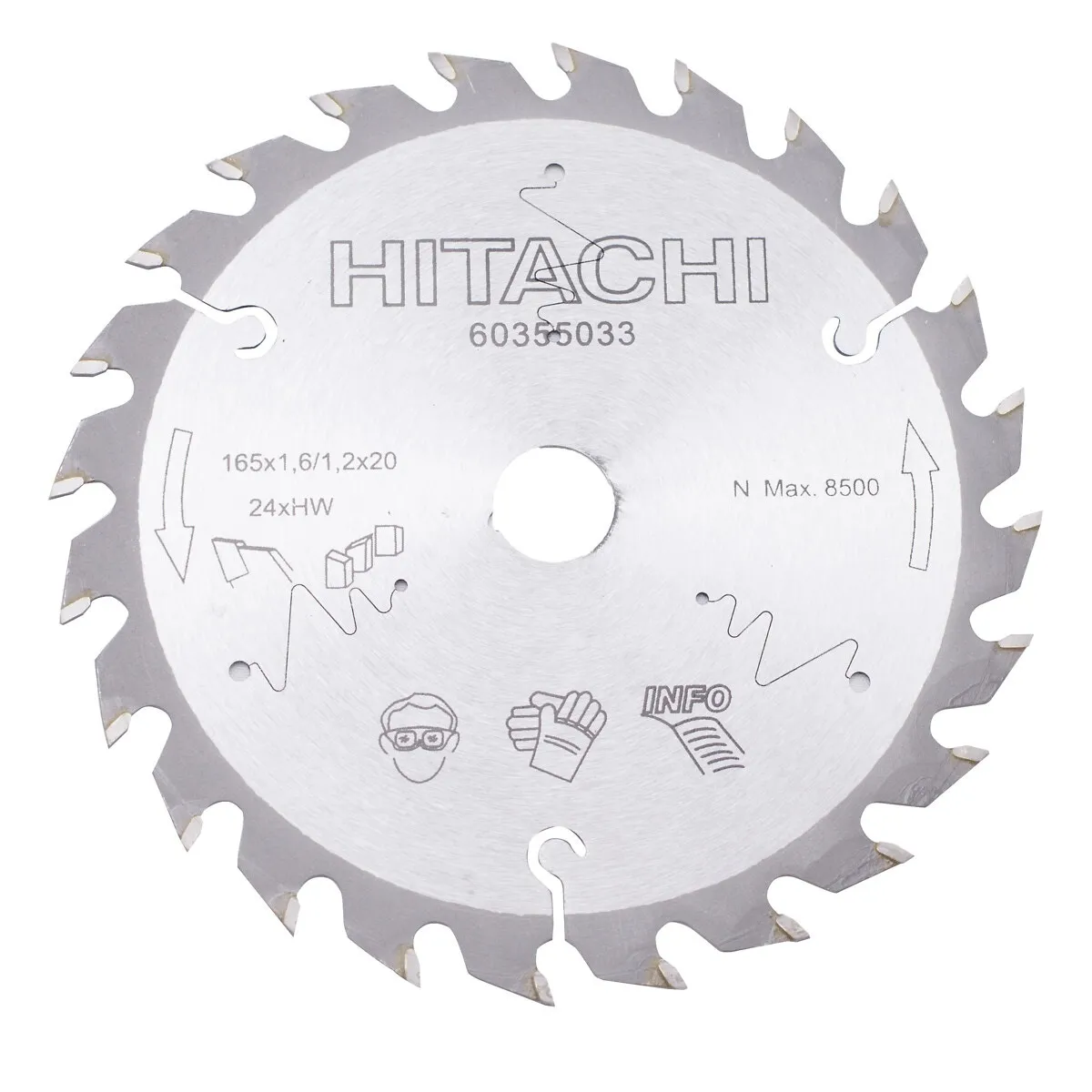 Cirkelsågklinga Tct 165X2,0 24T 20Mm