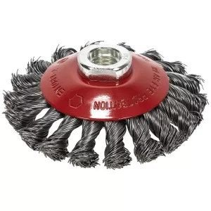 Konisk Stålborste Tvinnad 100X13Mm 0,5Mm M14