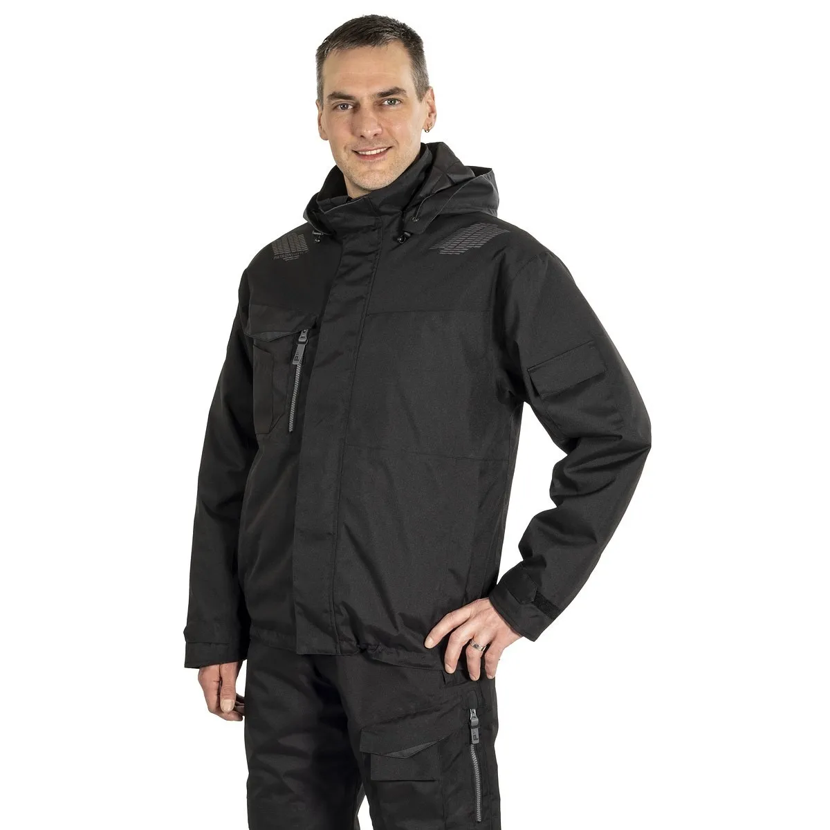 Vinterjacka 2Xl Florian Svart/M.Grå