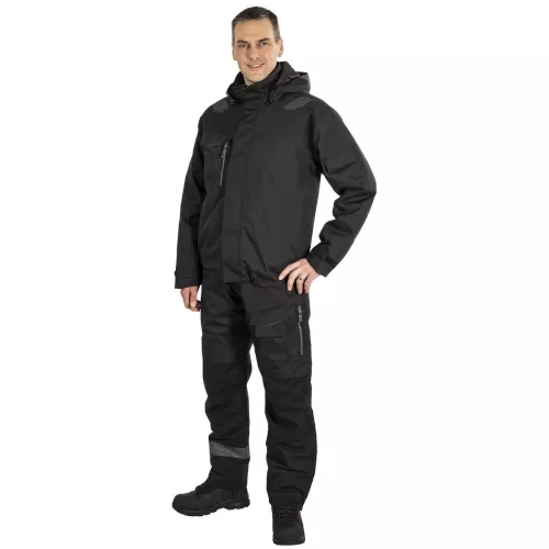 Vinterbyxor 4Xl Fremont Svart/M.Grå
