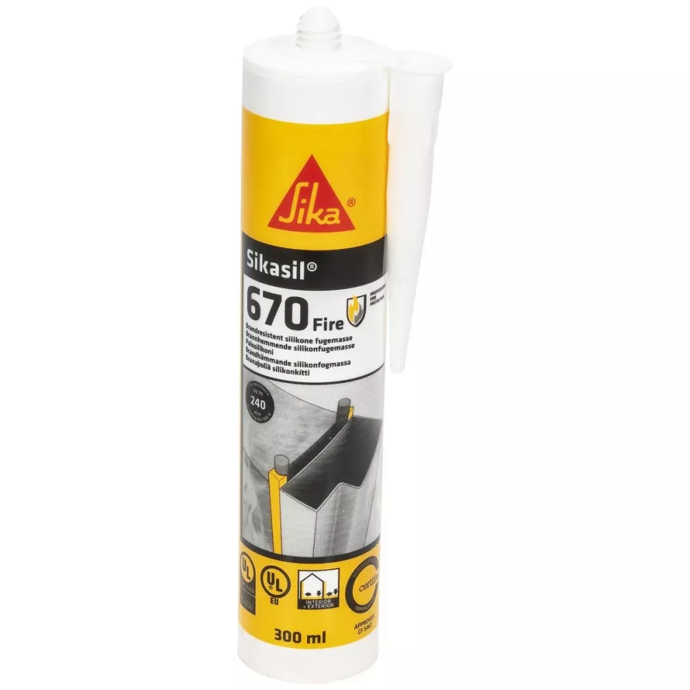 Sikasil-670 Brandtätningmassa 300Ml Vit