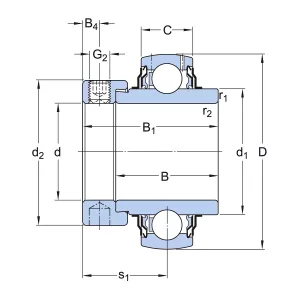 Y-Lager 30X62X36,5 Skf