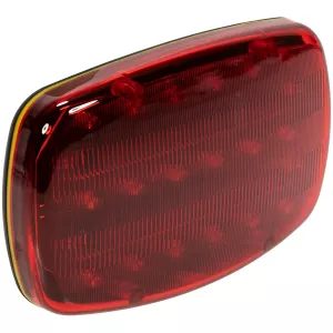 Led Bak Och Varningslampa Röd