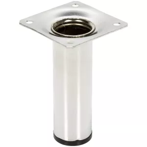 Bordsben Stål 100 X 30Mm Rund Krom