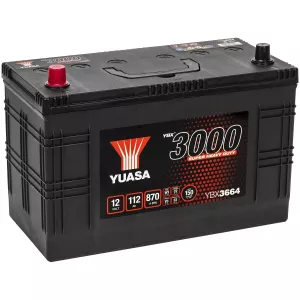 Batteri Yuasa 112Ah 870A Shd +- 346X173X234