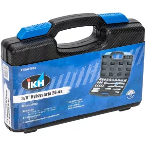 Hylsnyckelsats 3/8" 27-Delar 6-24Mm