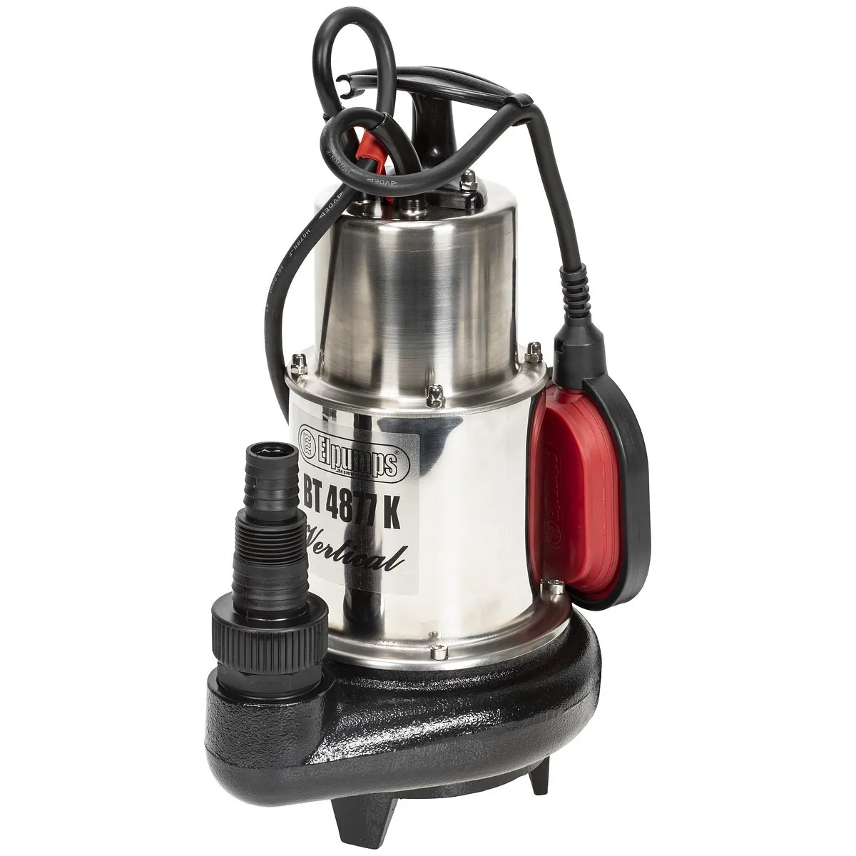 Dränkbar Pump 900W Bt4877 Inox/Gjutjärn 1 1/2"