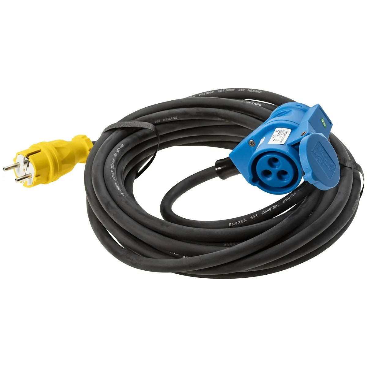 Skarv-Husvagnskabel 10M 3G2,5 Med Schukouttag
