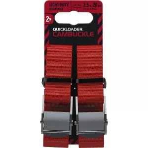 Snabblåsrem Ql 300Kg 2,5M X 25Mm 2-Pack