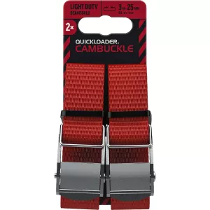 Snabblåsrem Ql 500Kg 3M X 25Mm 2-Pack