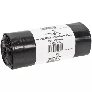 Byggsäck 5St 150L Hd (0,08X1150X750Mm)