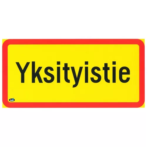 Skylt Privatväg 300X150Mm Alu