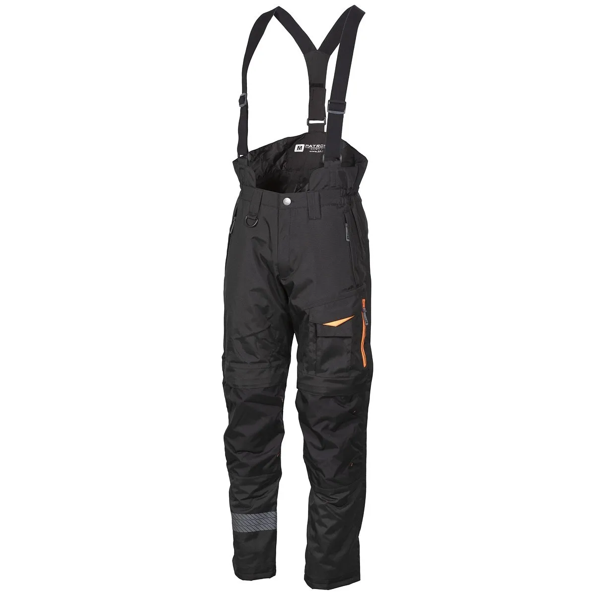 Vinterbyxor 4Xl Fremont Svart/Fl.Orange