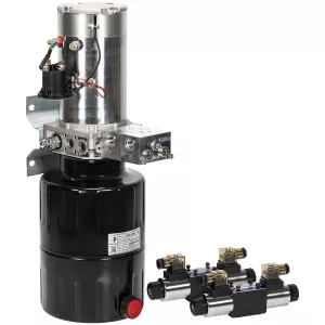 Pumpstation 3Kw 24V 8L 2X2Verkande Valve