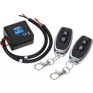 Trådlös Sändare Och 2 Fjärrkontroller 12V