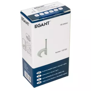 Spikklammer 5-7Mm Vit 100 St