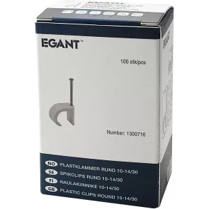 Spikklammer 10-14Mm Vit 100 St