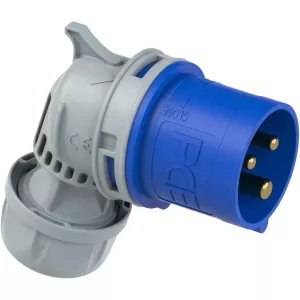 Stickpropp Vinklad Cee 16A 2Pol+J Turbo-Twist