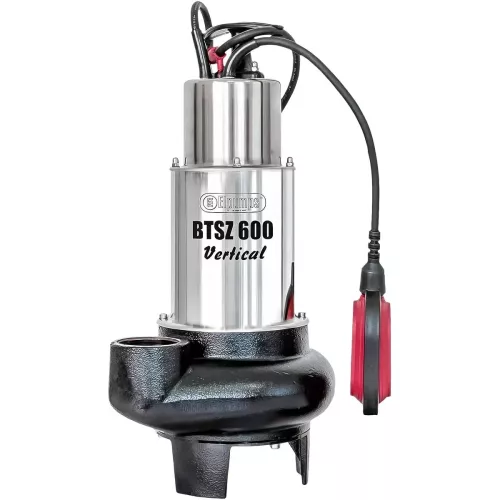 Dränkbar Pump Btsz600 1800W Inox/Gjut 1 1/2 Smuts
