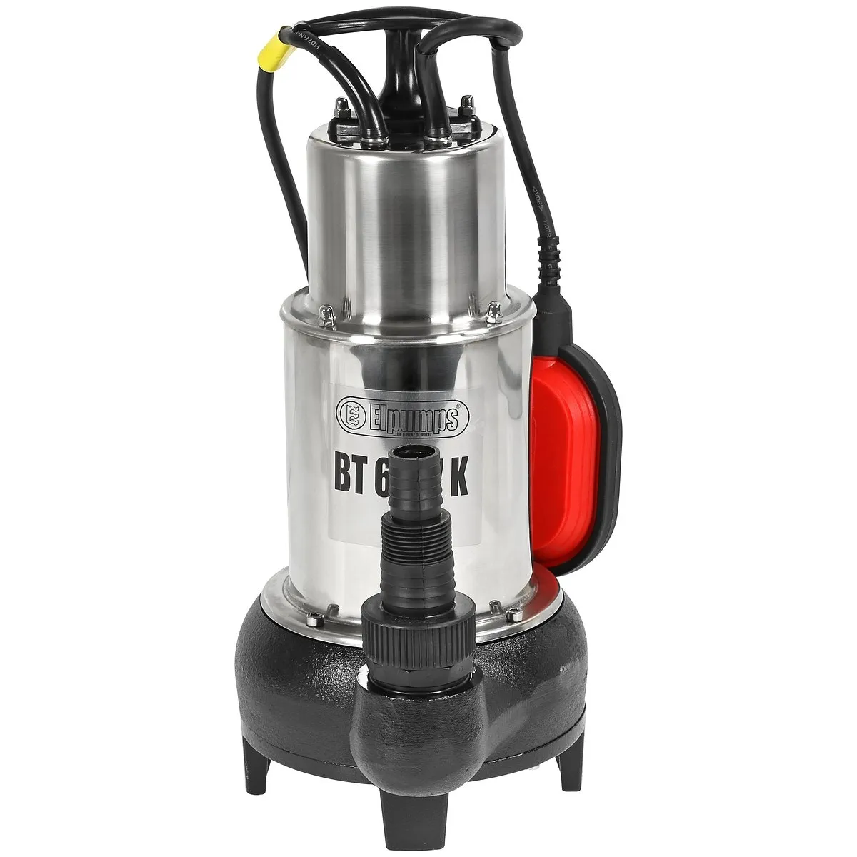 Dränkbar Pump 1600W Inox/Gjutjärn 1 1/2" Smuts