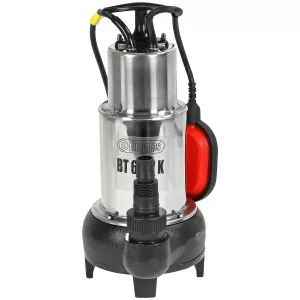 Dränkbar Pump 1600W Inox/Gjutjärn 1 1/2" Smuts