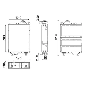 Kylare Mahle Cnh 8732193