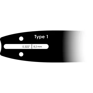 Motorsågssvärd 14" 3/8" 1,3Mm A041