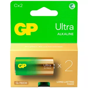 Batteri C/Lr14 Ultra Alkaline 2St G-Tech