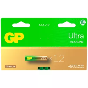 Batteri Aaa/Lr03 Ultra Alkaline 12St G-Tech