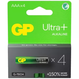 Batteri Aaa/Lr03 Ultra+ Alkaline 4St G-Tech
